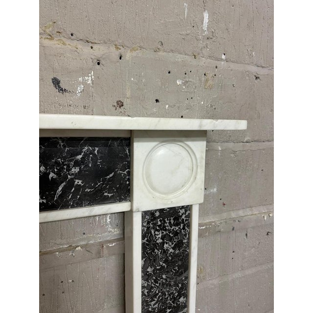 Antique English Regency Marble Fireplace Mantel, 1820 For Sale - Image 6 of 9