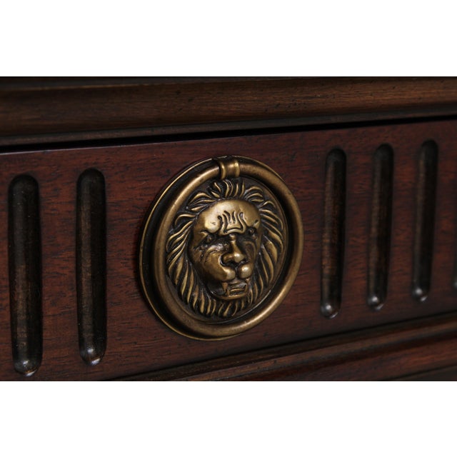 Hickory White Co Regency Sideboard Buffet Curio Cabinet For Sale - Image 9 of 18