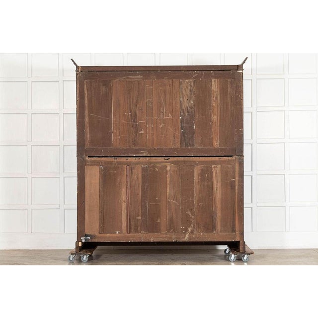 Large 19th Century English Oak Housekeepers Cupboard, 1895 For Sale - Image 18 of 18