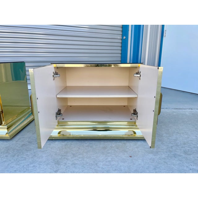 1980s Hollywood Regency Nightstands by o.b. Solie For Sale In Los Angeles - Image 6 of 13