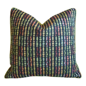 Colorful Contemporary Modern Feather/Down Pillow 24” Square