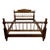 Vintage Full Size Jenny Lind Spindle Spool Bed For Sale