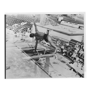 1965 Olympian Diver Bernie Wrightson Photograph