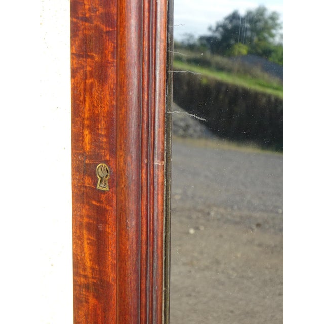 Large Antique Mirror with Flamed Mahogany Frame, 1890s For Sale - Image 14 of 18