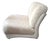 Italian Fiberglass Mohair Lounge Chair in the style of Mario Bellini, 1960s For Sale