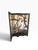 Chinoiserie Vintage Chinoiserie Four-Panel Phoenix Folding Screen With Silver-Tone Ground For Sale - Image 3 of 15