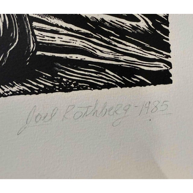 1980s Stars Over Moses Signed Artist Proof Relief Print by Joel Rothberg, 1985 For Sale - Image 5 of 6