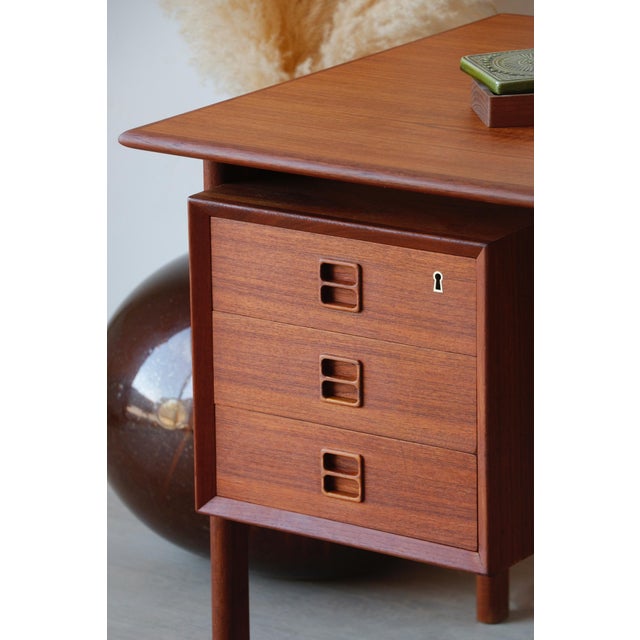 Danish Office in Teak by Erik Brouer, 1960s For Sale - Image 11 of 17