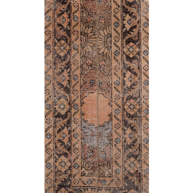 Textile 1960s Traditional Turkish Hand Knotted Vintage Long Runner Rug - Stair Carpet 1'8'' X 22'6'' For Sale - Image 7 of 10