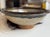 1970s Blue & Brown Large Studio Art Ceramic Bowl, 12”, Signed For Sale - Image 4 of 7