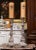 Pair 19th Century French Louis XV Silvered Church Candlesticks With Wax Candles For Sale - Image 4 of 13