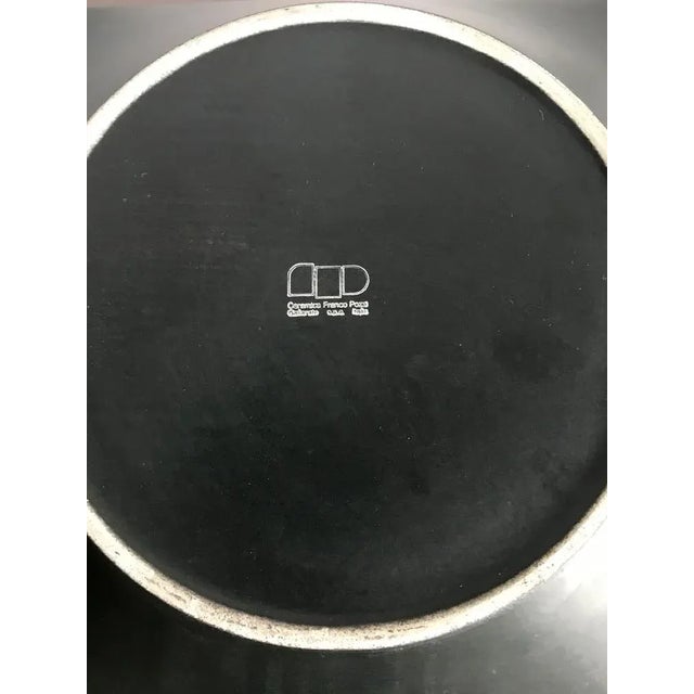 Black Italian Ceramic Centerpieces by Franco Pozzi, 1960s, Set of 2 For Sale - Image 8 of 13