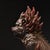 Metal Gilt Bronze Qilin Statue With Cinnabar Accents For Sale - Image 7 of 10