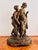 Art Deco Early 20th C Grecian Maiden Statue ‘Confidence’ in Patinated Spelter, Wood Base For Sale - Image 3 of 11