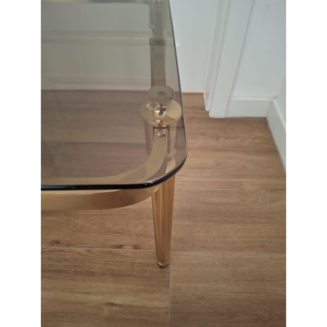 Brass Coffee Table, 1970s For Sale - Image 10 of 11