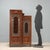 Mahogany office cabinet dating back to the late 19th century, of Italian craftsmanship. The structure features a pair of...