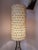 2000 - 2009 Floor Lamp with Raffia Structure Weave and Chrome Frame For Sale - Image 5 of 11