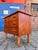 Small Danish Chest of Drawers with Shell Handles and Lock For Sale - Image 11 of 11
