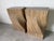 Brown Vintage McGuire Style Sculptural Organic Twisted Rattan Pedestals / Dining Table Bases – A Pair For Sale - Image 8 of 12