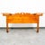Full size headboard with built in nightstands / drawers by Franklin Shockey. USA, 1950s. Unmarked example.