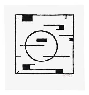 Erich Buchholz, Composition 1920, 1920, Paper