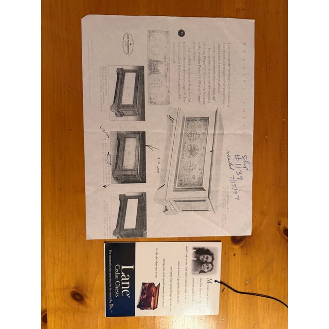 Brown 1990s “The Wedding Chest” Cedar Chest by Lane For Sale - Image 8 of 9