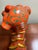 Herend Red Dynasty Foo Dog Guardian Lion Red Ground Hand Painted Porcelain For Sale In Raleigh - Image 6 of 15