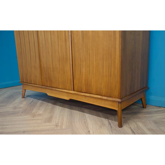 Vintage Walnut Wardrobe by Alfred Cox for Heals, 1950s For Sale - Image 6 of 13
