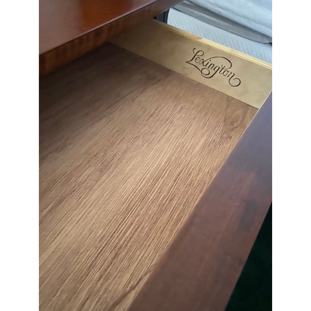 Traditional Late 20th Century Lexington Chez Michelle Three Drawer Nightstand For Sale - Image 3 of 12