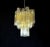 Gold Tube Chandeliers in Gold Murano Glass, 1970s, Set of 3 For Sale - Image 8 of 16