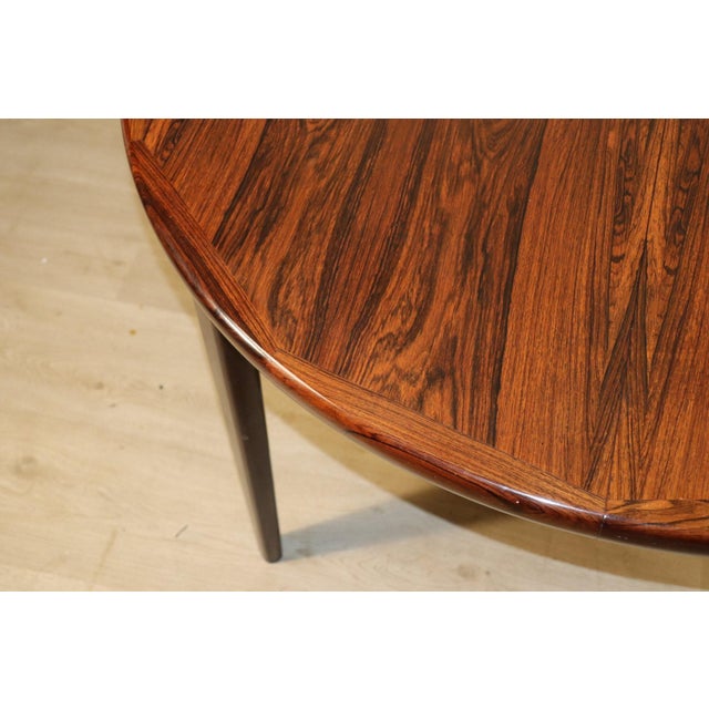 Scandinavian Extendable Dining Table in Rosewood by VV Moble, 1960 For Sale - Image 13 of 18