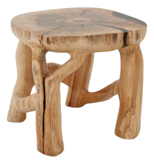 Wood Sculptural Coffee Table by Logniture