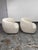 CB2 Goop for Cb2 Gwyneth Boucle Swivel Chairs, Pair For Sale - Image 4 of 12