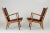 Pair of awesome “AP 16” lounge chairs by Hans J. Wegner. Made from oak and upholstered with beautiful oxblood leather. I...