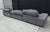 "Miami" Sectional Sofa by Paola Navone for Baxter Upholstered in Gray Leather For Sale - Image 10 of 18