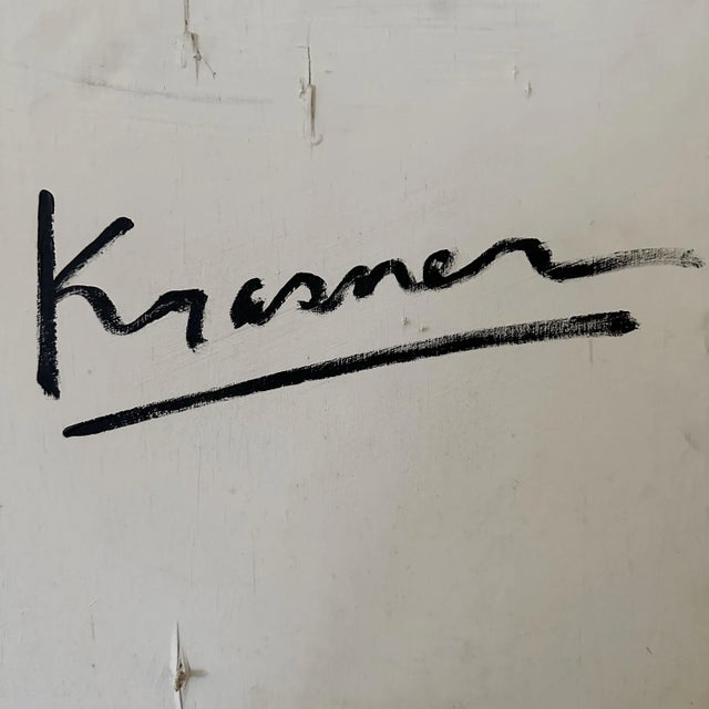 Metal Large Abstract Sculptural Collage Signed Krasner For Sale - Image 7 of 10