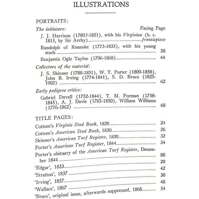 Burgundy Early American Turf Stock 1730-1830 Volumes I & II & the Background of the American Stud Book For Sale - Image 8 of 18