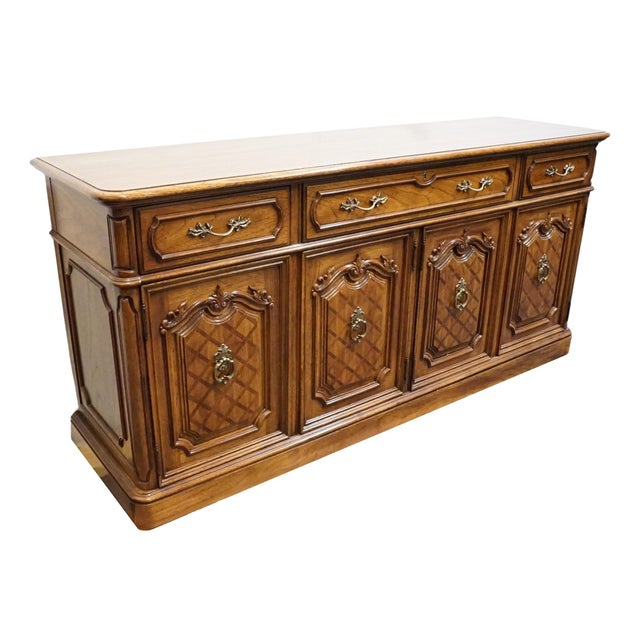 Thomasville Thomasville Furniture Camille Collection Country French Provincial 72" Buffet 11421-130 For Sale - Image 4 of 14