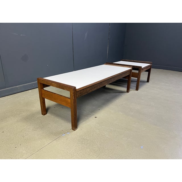 Belgian Coffee Tables in Wenge from Beaufort, 1960s, Set of 2 For Sale - Image 10 of 12