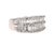 Classy Baguette and Round Cut Diamond Band This ring has 26 Baguette Cut Diamonds that weigh 1.30 Carats and is...