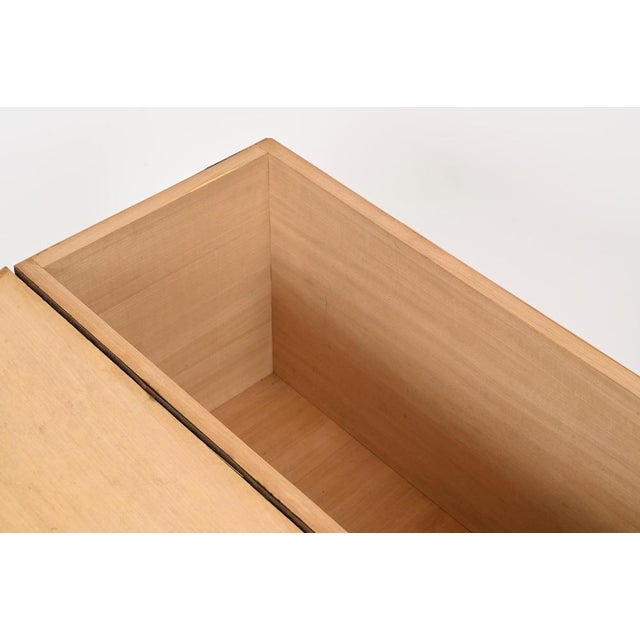 French Riviera Storage Chest in Bamboo and Wicker, Italy, 1970 For Sale - Image 12 of 15