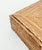 A one-of-a-kind, tramp or folk art style decorative box crafted from hardwood and finished with bamboo and grass. Likely...