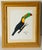 Modern 1960s Costa Rican Toucan Bird Watercolor in Gold Frame For Sale - Image 3 of 4
