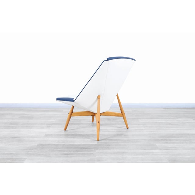 Vintage Leather Lounge Chairs by Allan Gould for Thayer Coggin For Sale - Image 11 of 12