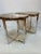 Wood Pair of Mid 20th Century Chrome Tables With Petrified Wood Tops For Sale - Image 7 of 7