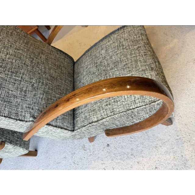 Art Deco Lounge Chairs by Jindrich Halabala, Set of 2 For Sale - Image 16 of 18