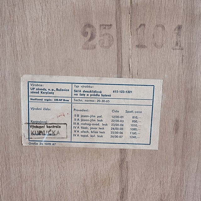 Vintage Wardrobe in Ash, 1970s For Sale - Image 9 of 12