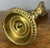 Gold Vintage French Brass Ornate Decorative Candleholder For Sale - Image 8 of 10