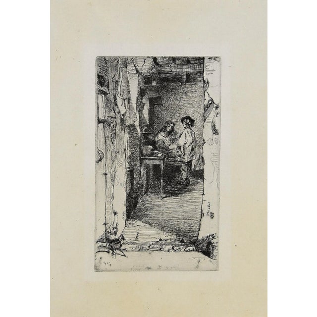 Signed and dated on plate. An early state on the 5 issued, with very fresh impression and marked contrasts, Includes...