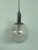 Vintage Industrial Italian Pendant Light in Pulegoso Glass Sphere, 1960s For Sale - Image 10 of 16